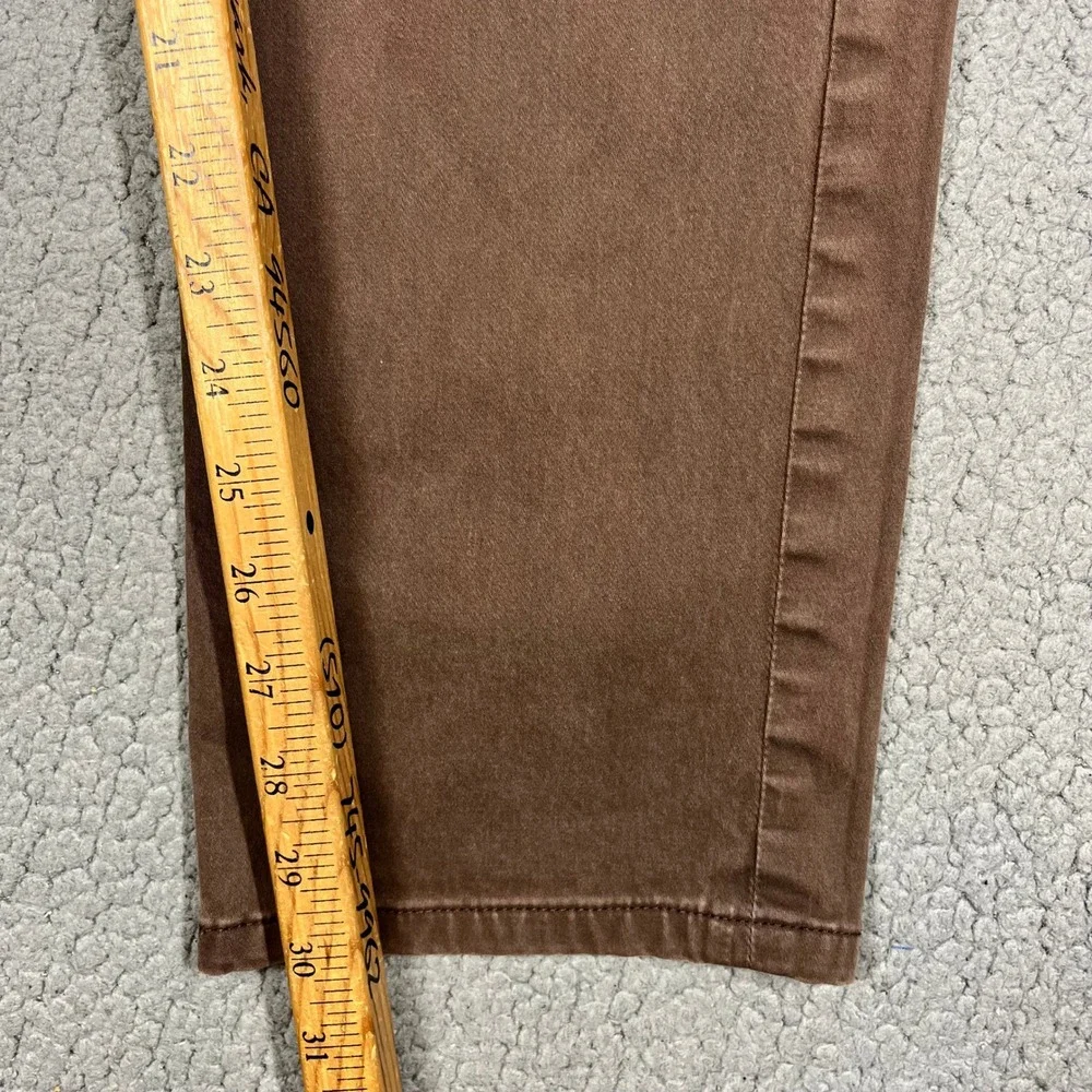 AG Adriano Goldschmied The Graduate Tailored Leg Brown Pants 1174SUD-DEB 32x32